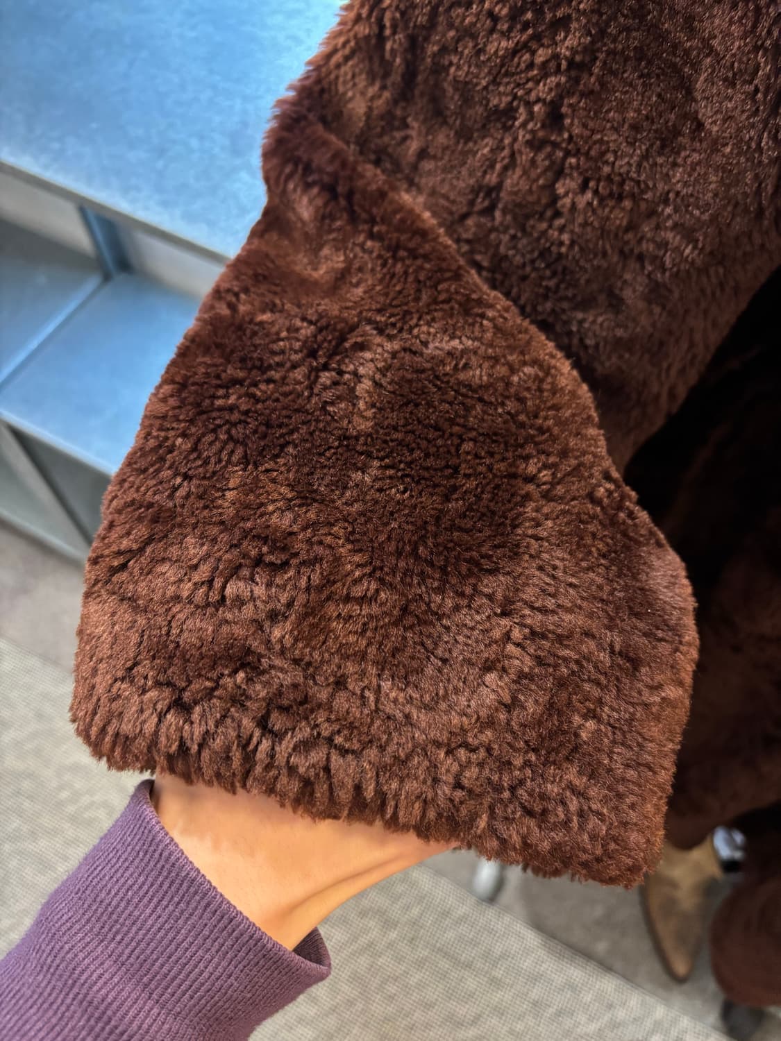 베네통 테디베어코트 상품이미지3