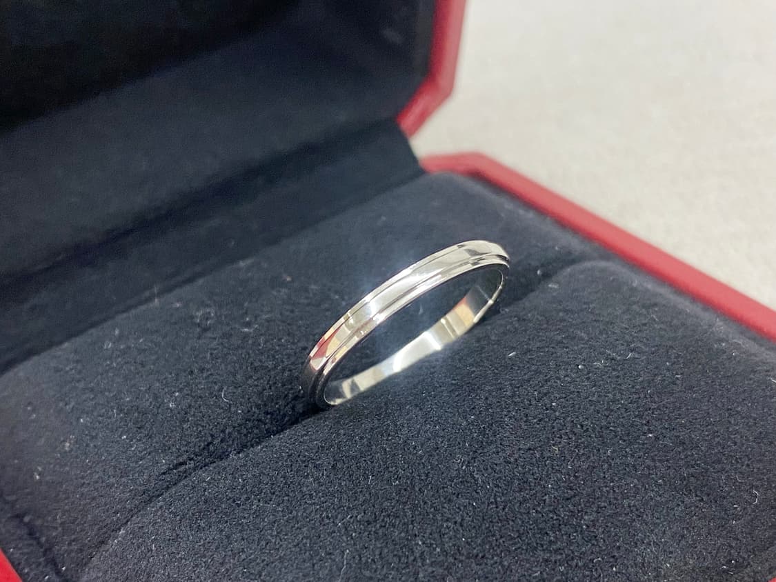 까르띠에 다무르 웨딩 밴드링 pt950 백금 55호 상품이미지4