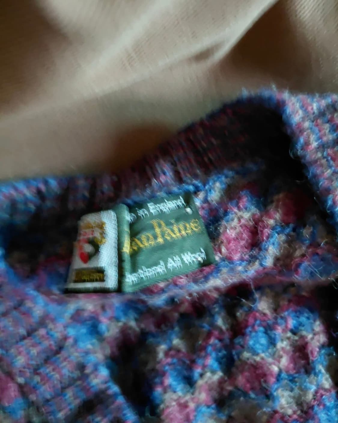 알란파인 빈티지 셔틀랜드 니트 made in England 상품이미지3