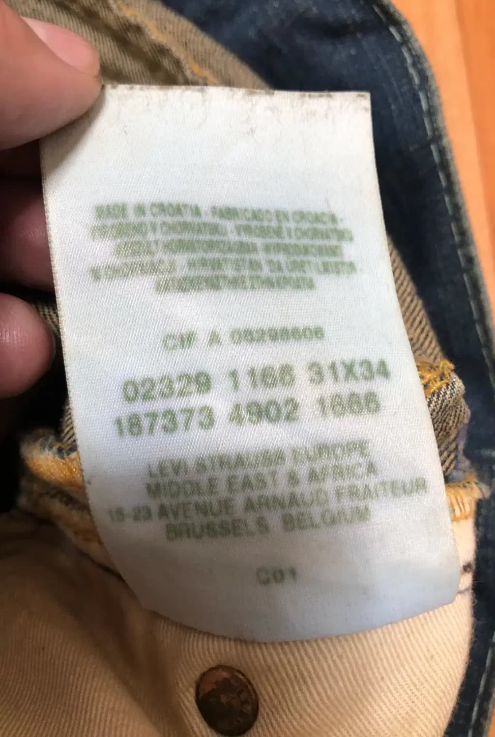 LEVIS RED 리바이스 레드 03/SS 오일워싱 멕시칸 부츠컷 데님 상품이미지7