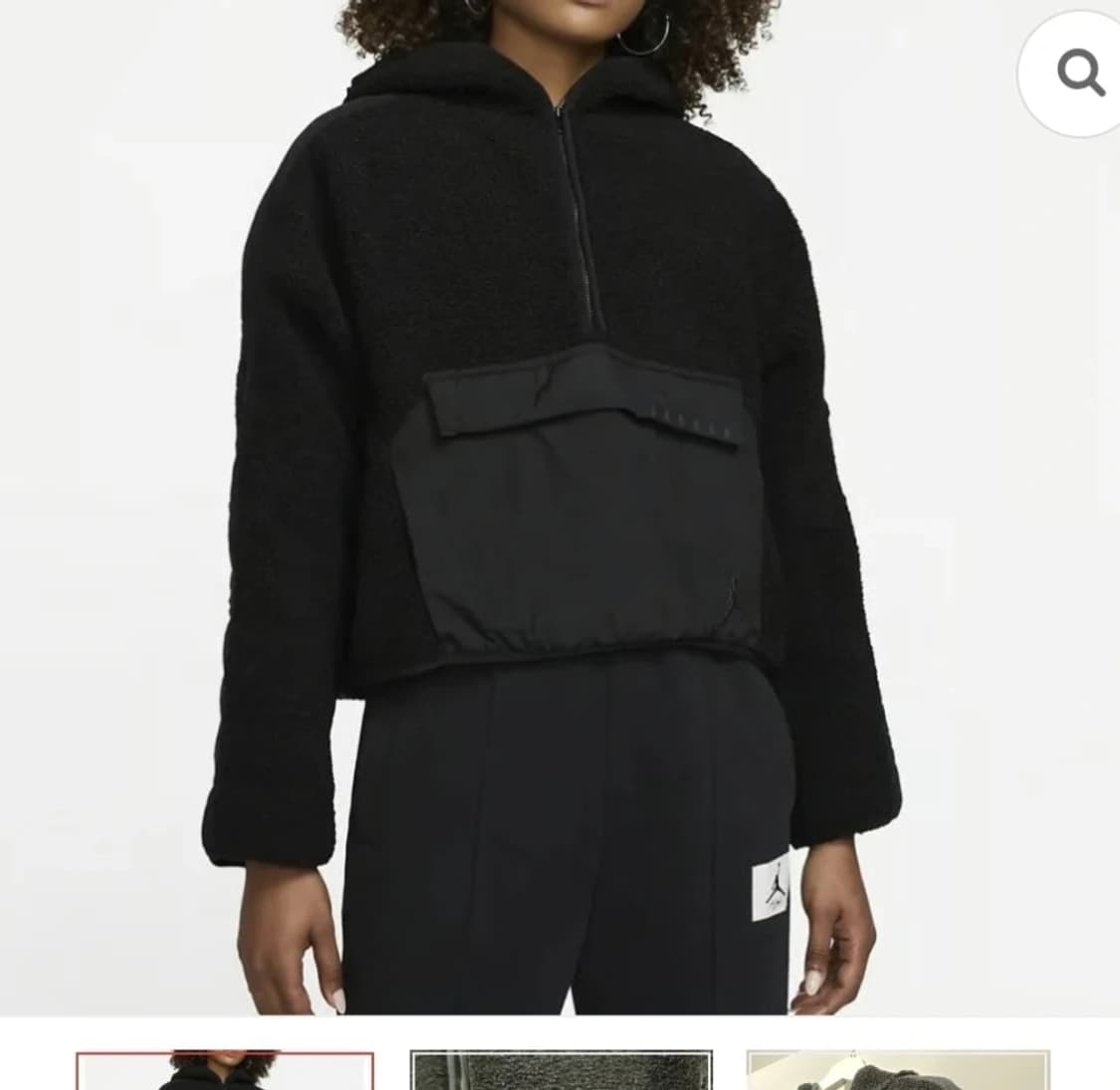 조던 블랙 후리스 뽀글이 아노락 85 상품이미지1