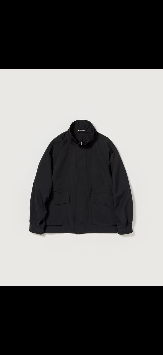 오라리 25ss 하이넥 블루종 블랙 5 상품이미지7