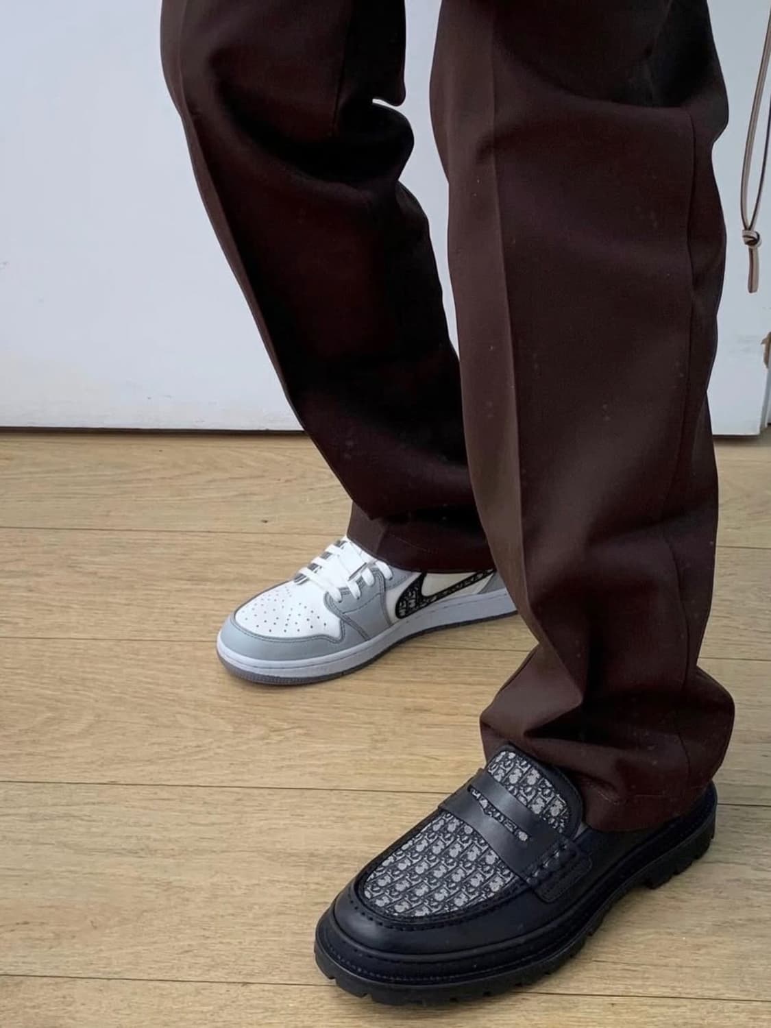 [36] 유즈드 디키즈 874 다크브라운+블랙 세트 상품이미지5