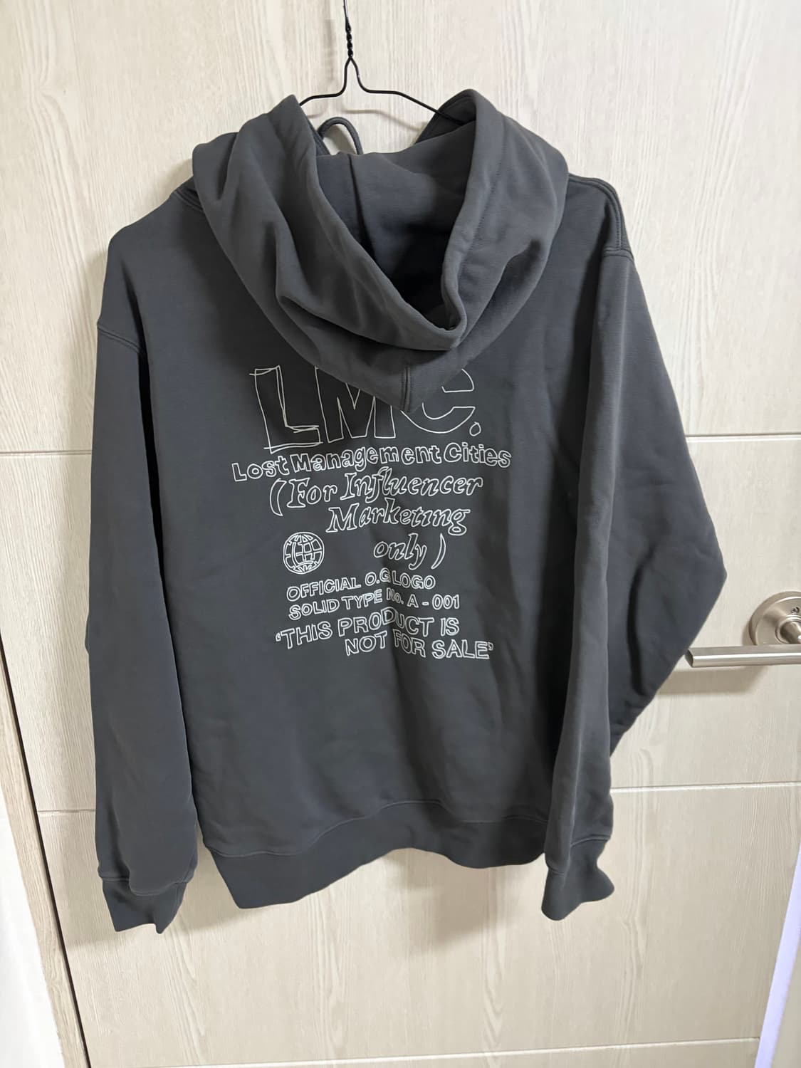 엘엠씨 후드티 차콜 s 상품이미지6