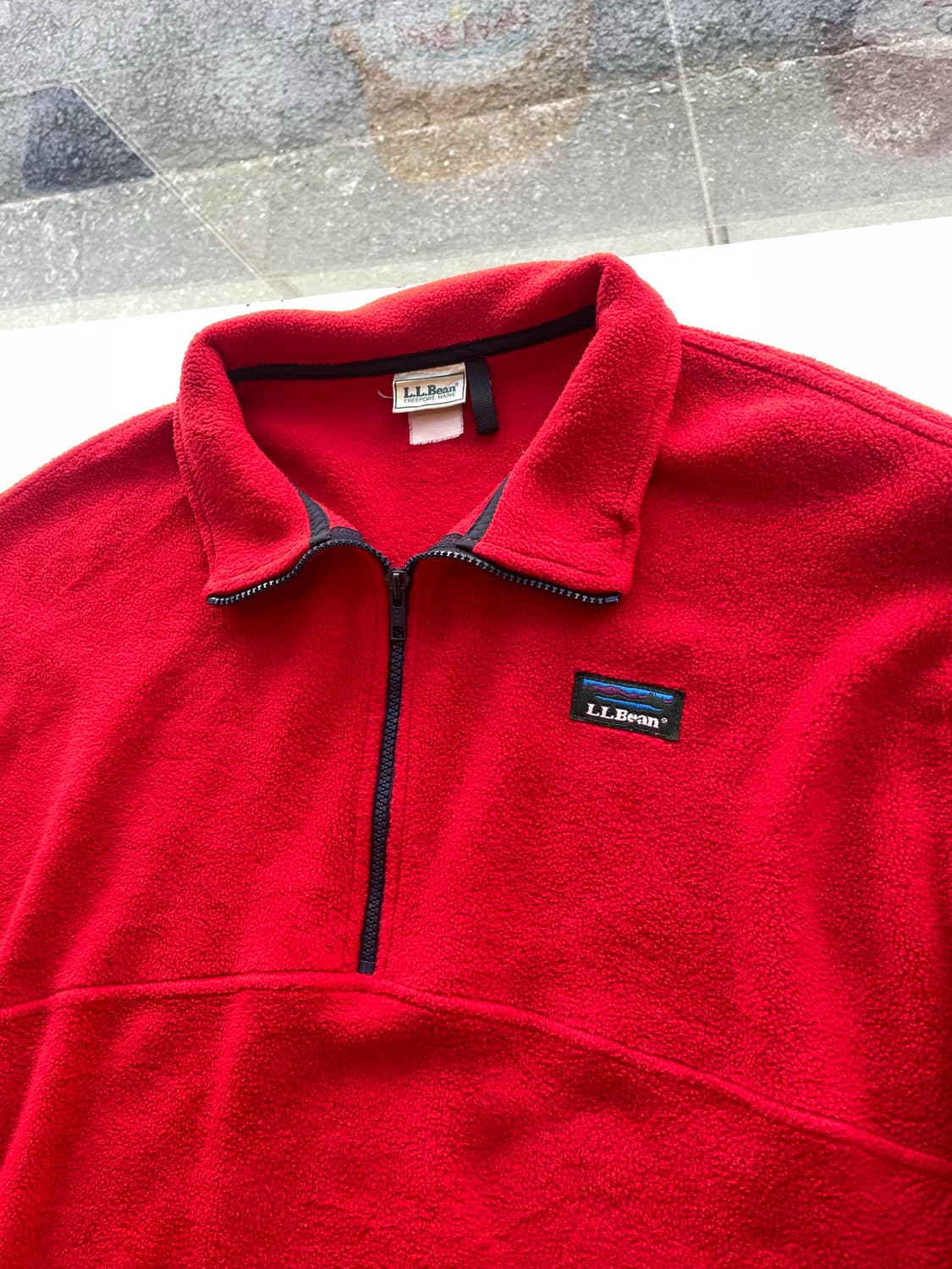 90‘s USA LL Bean Half-zip Fleece 엘엘빈 플리스 상품이미지7