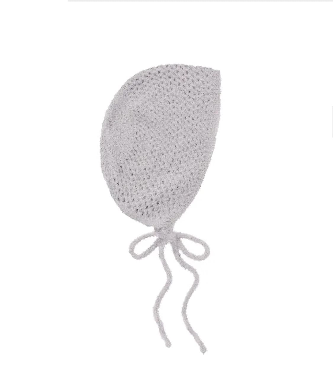 Miseki Seoul 미세키서울 후디 니트 바라클라바 (그레이) 상품이미지2