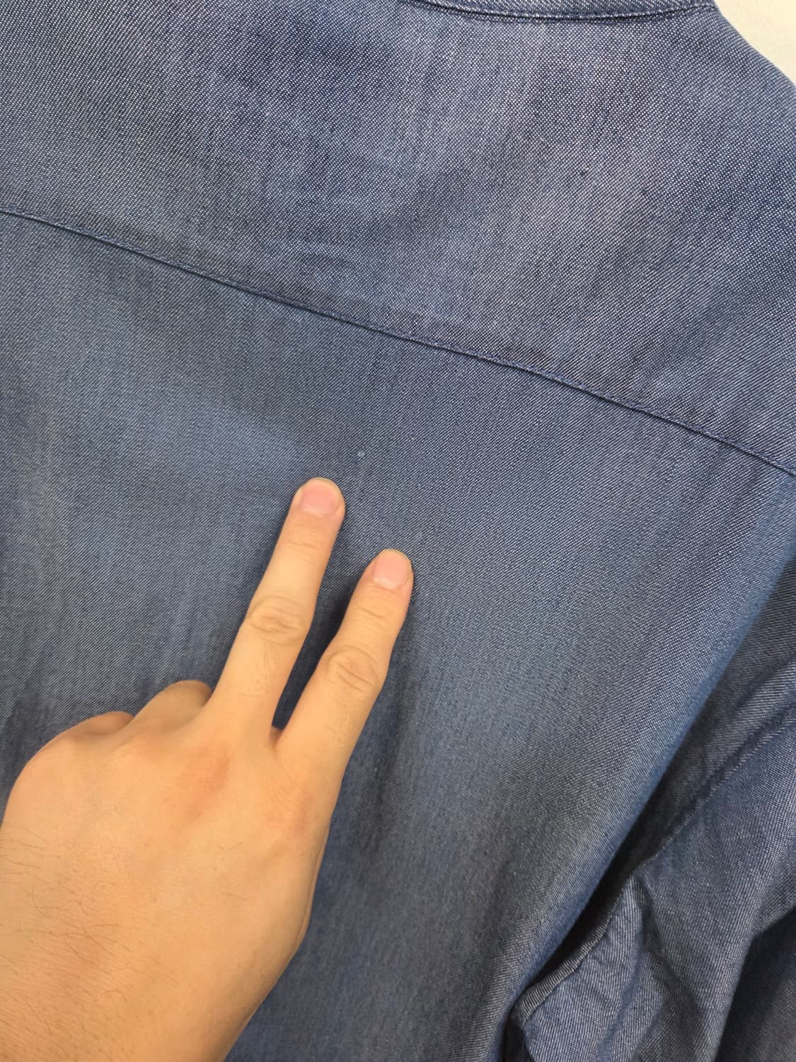 폴로랄프로렌 올드스쿨 빅포니 헨리넥 데님셔츠 긴팔 m 상품이미지8