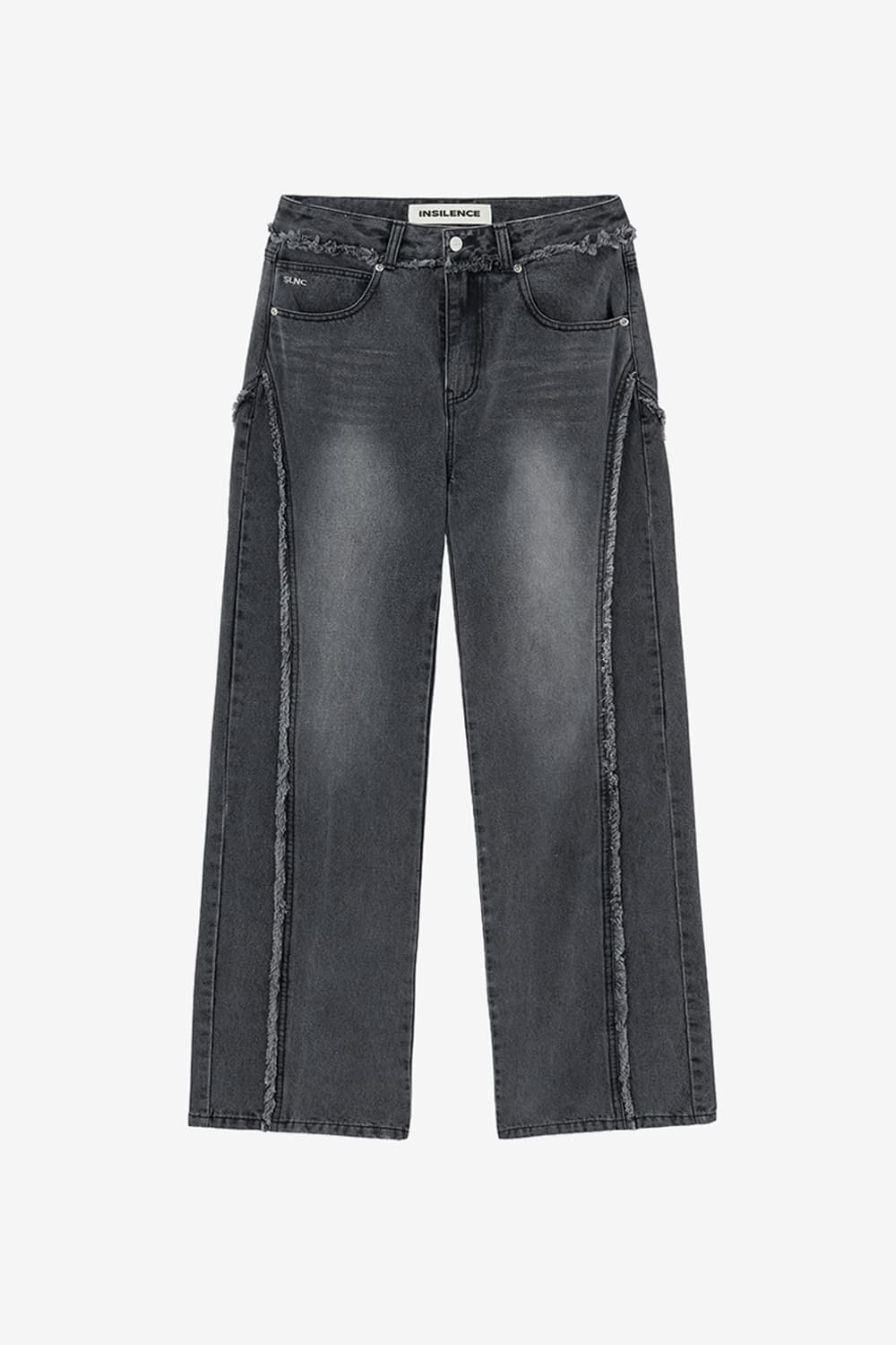 인사일런스 우먼 테슬 와이드 데님 상품이미지3