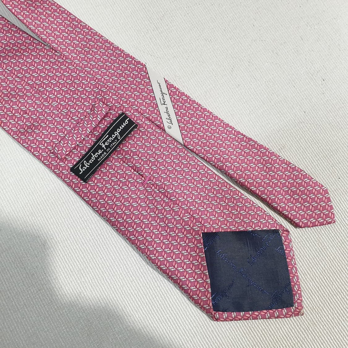 살바토레페레가모 패턴 넥타이 상품이미지5