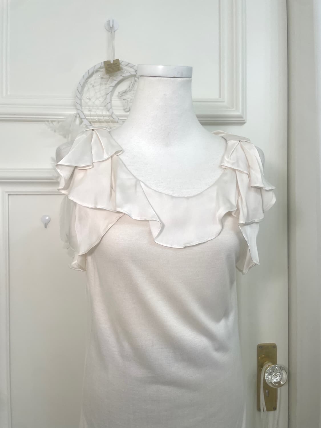 sheer coral cotton open cardigan&ivory s 상품이미지7