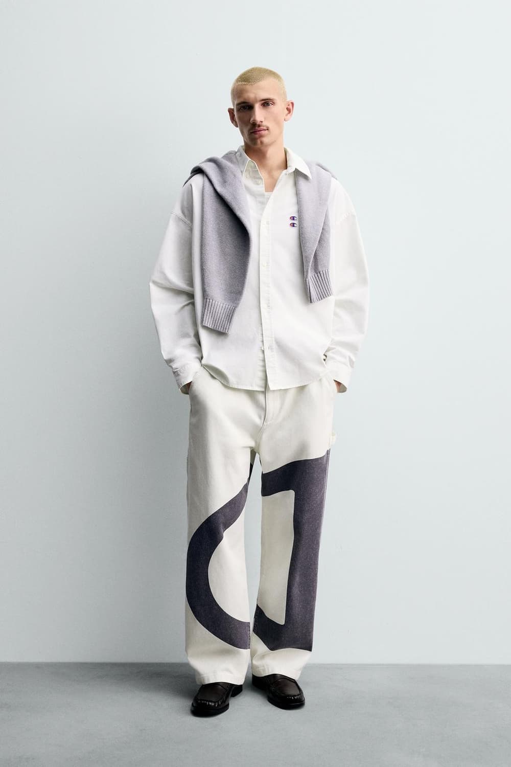 자라 X 챔피온 옥스포드 셔츠 M 상품이미지2