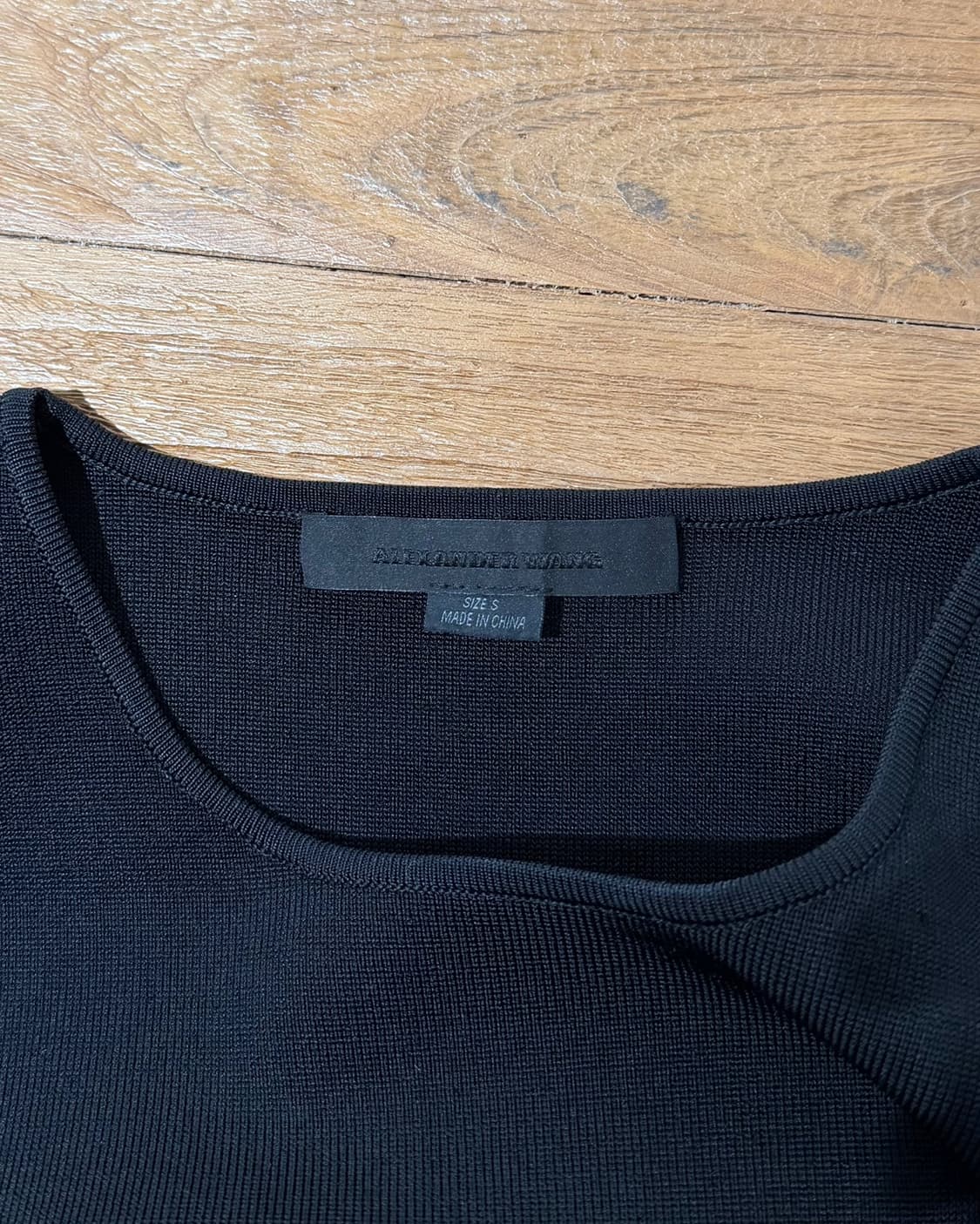 알렉산더 왕 블랙 비스코스 쉬어 벨 롱 슬리브 상품이미지8