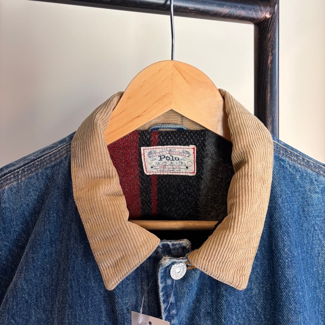 15456 - 80s 폴로 랄프로렌 덩가리 데님 자켓 상품이미지5