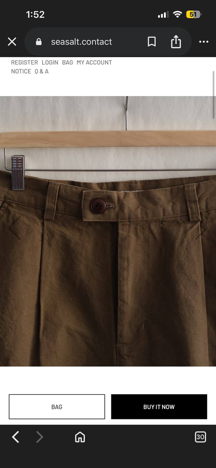 seasalt Hand knitting pocket shorts  상품이미지3