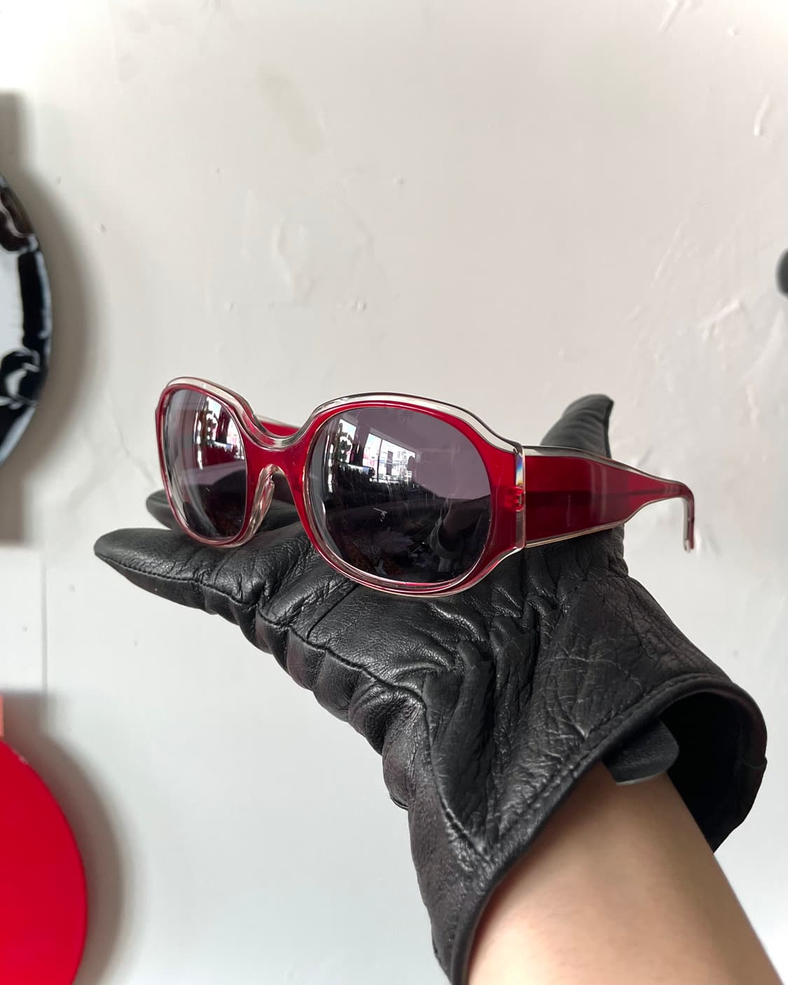 90-00s Christian Roth Red Frame Sunglass 상품이미지3