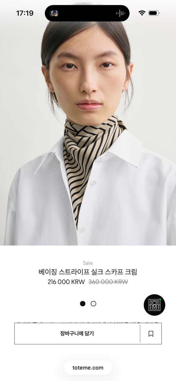토템 실크 스카프  상품이미지2