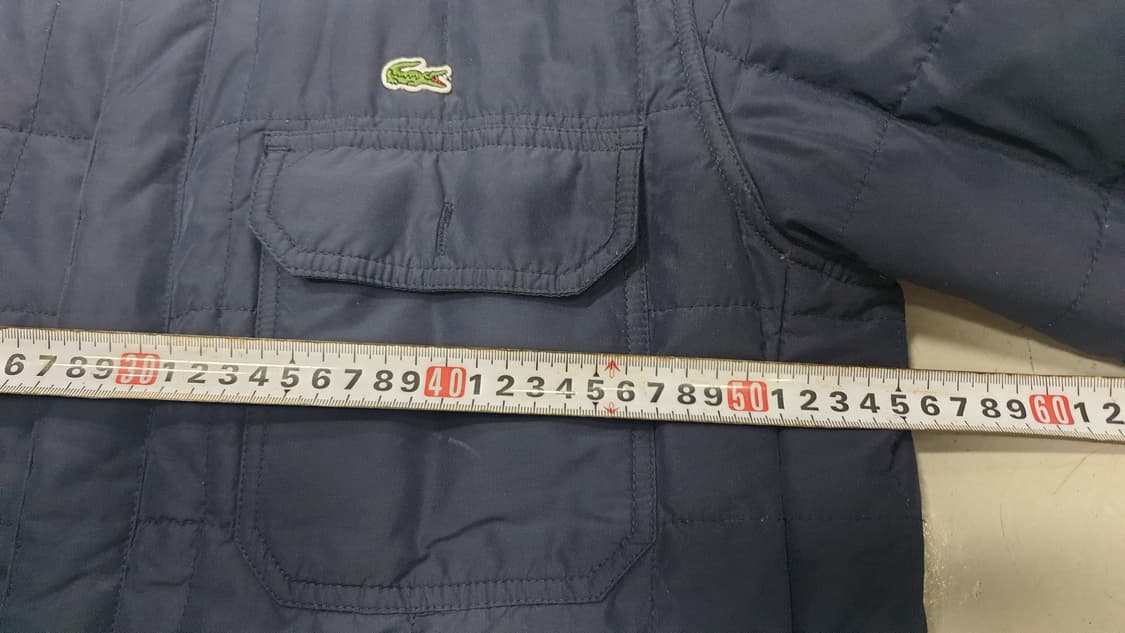 라코스테 퀼팅 셔츠형 자켓 네이비 50 상품이미지5