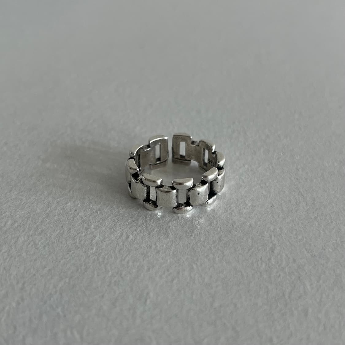 스퀘어 체인 반지 상품이미지3