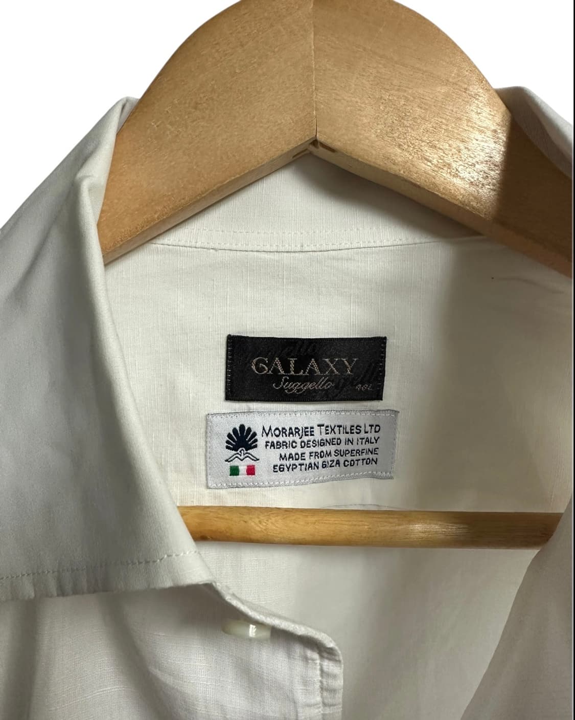 갤럭시(GALAXY) 레귤러핏 여름 린넨 셔츠 화이트 L(48)size 상품이미지7