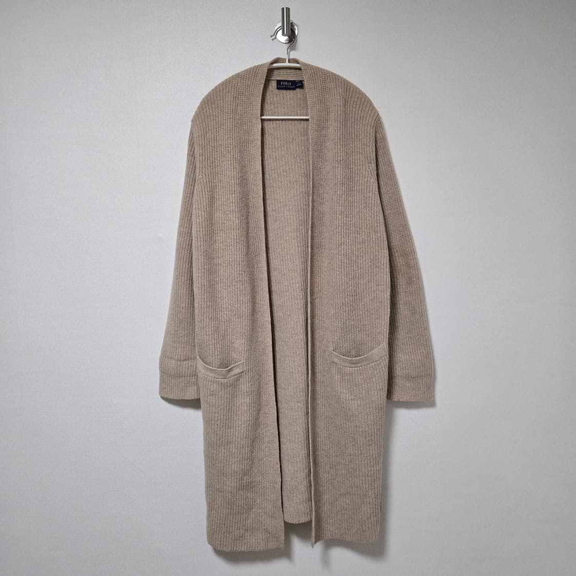 폴로랄프로렌 캐시미어 논 버튼 롱 가디건  /여성 가디건/ 여자 가디건  상품이미지1