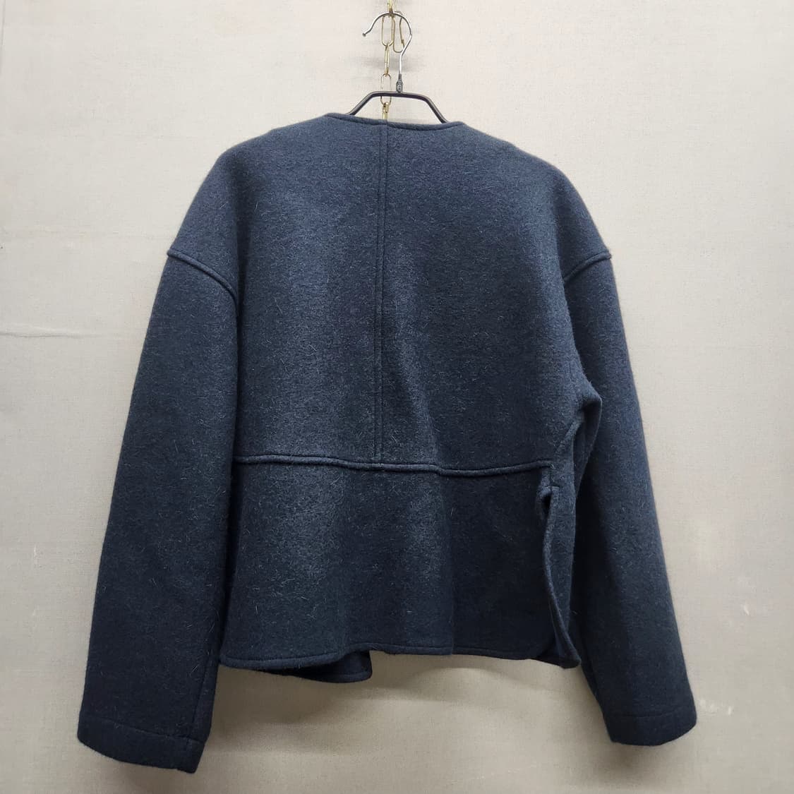 인디럭스 노카라 투포켓 골드버튼 오픈 자켓 L 상품이미지4