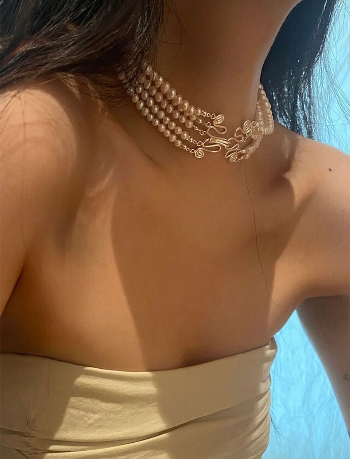 씨시어 진주목걸이 seasheer PEARLY JELLY NECKLACE 상품이미지1