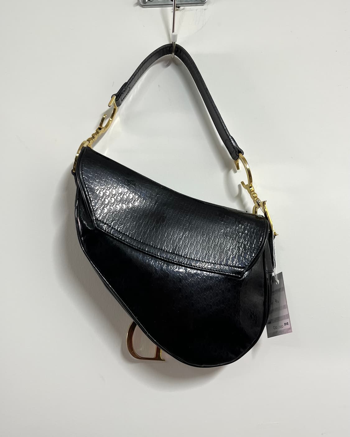 1990s DIOR Embossed Stingray Saddle Bag 상품이미지10