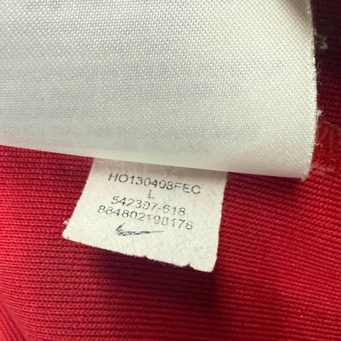 나이키 아스날 빨흰 레드 져지 트랙탑 상품이미지7