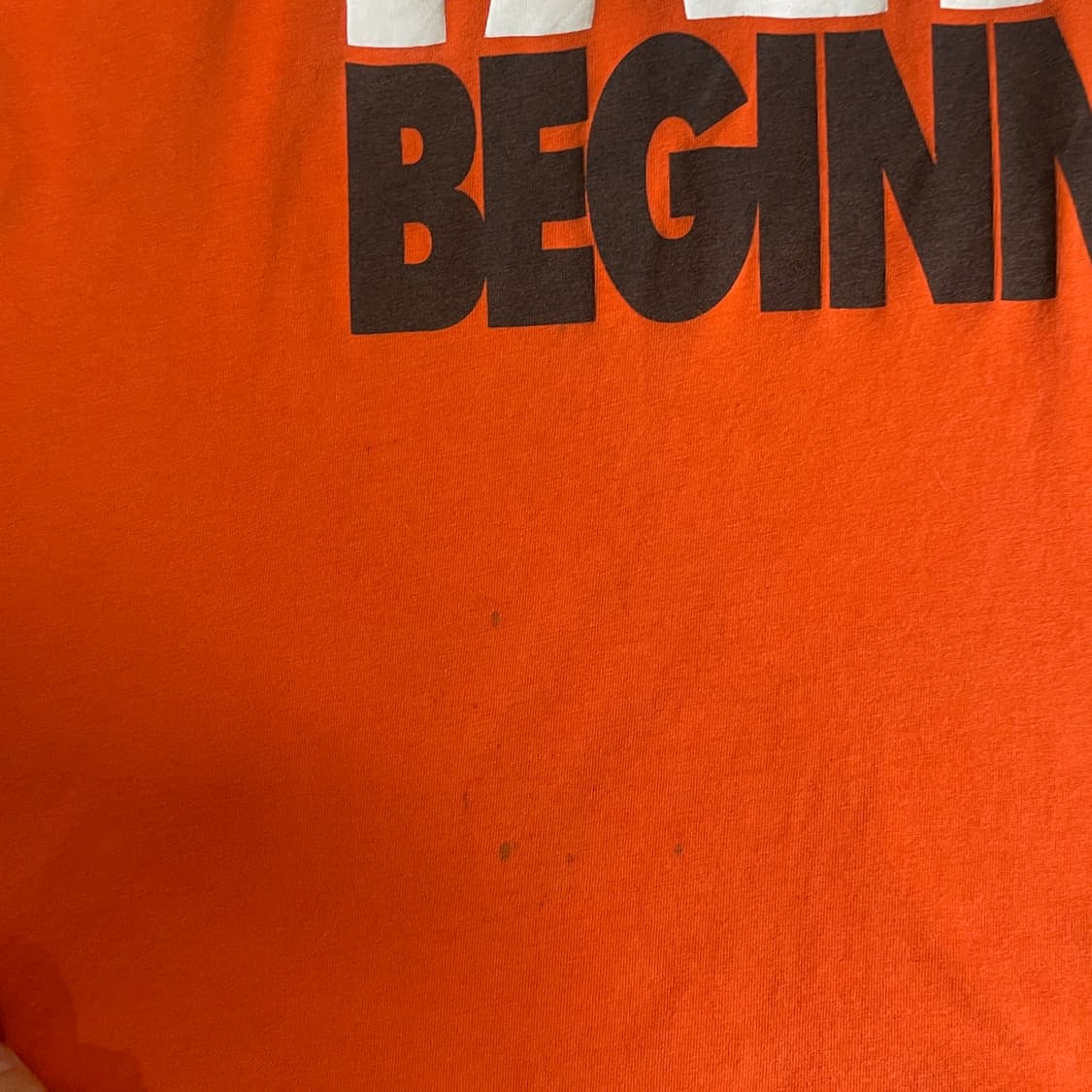 나이키 오렌지 프린팅 드라이핏 반팔 티셔츠 XL 상품이미지6