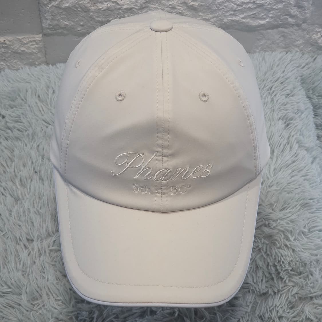 M1-10:Phanes 화이트 클래식 캡(56-60)-거의새거 상품이미지1