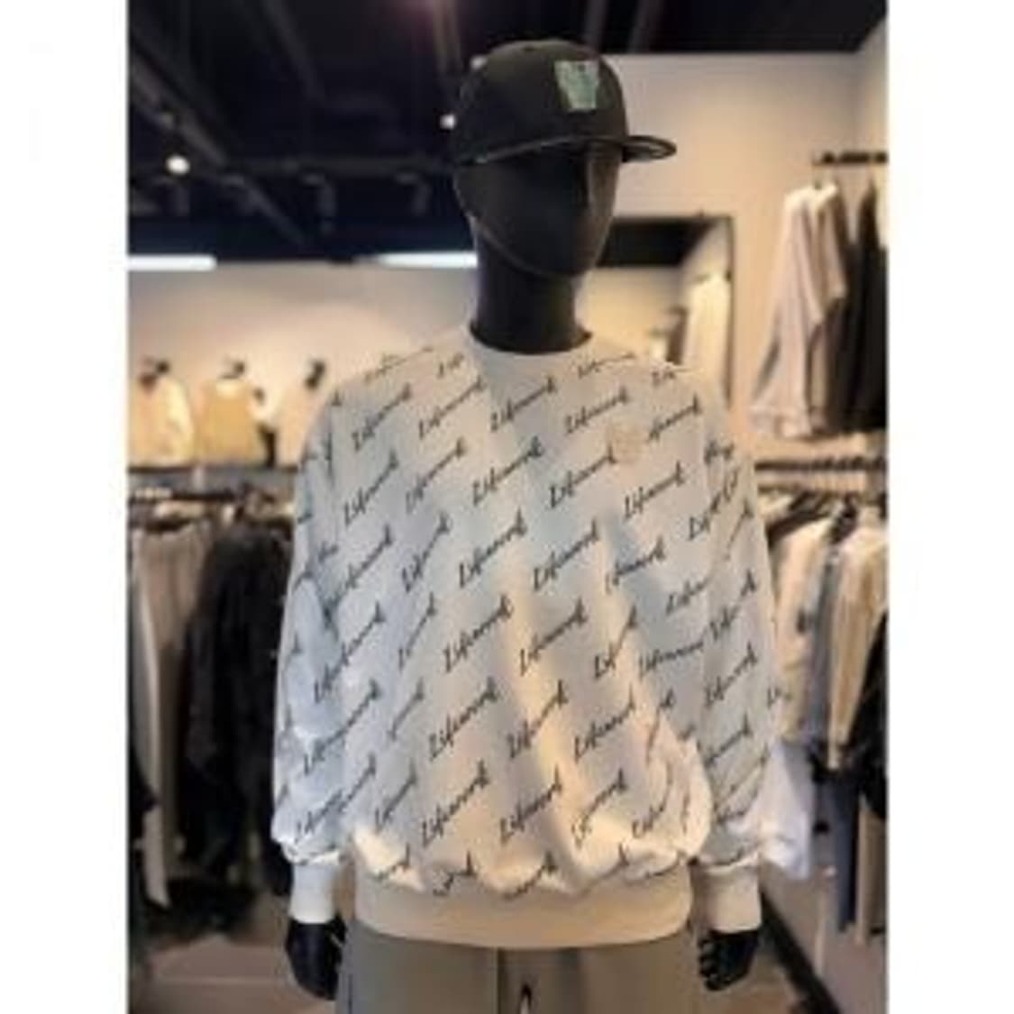 [[L, A급, 24년, 공용] 라이프워크(LW) 레터링 맨투맨@191 상품이미지1