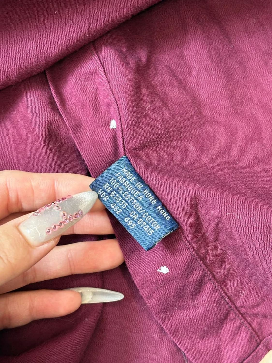 폴로 랄프로렌 00's 코튼 솔리드 로고 셔츠 PN6493 상품이미지8