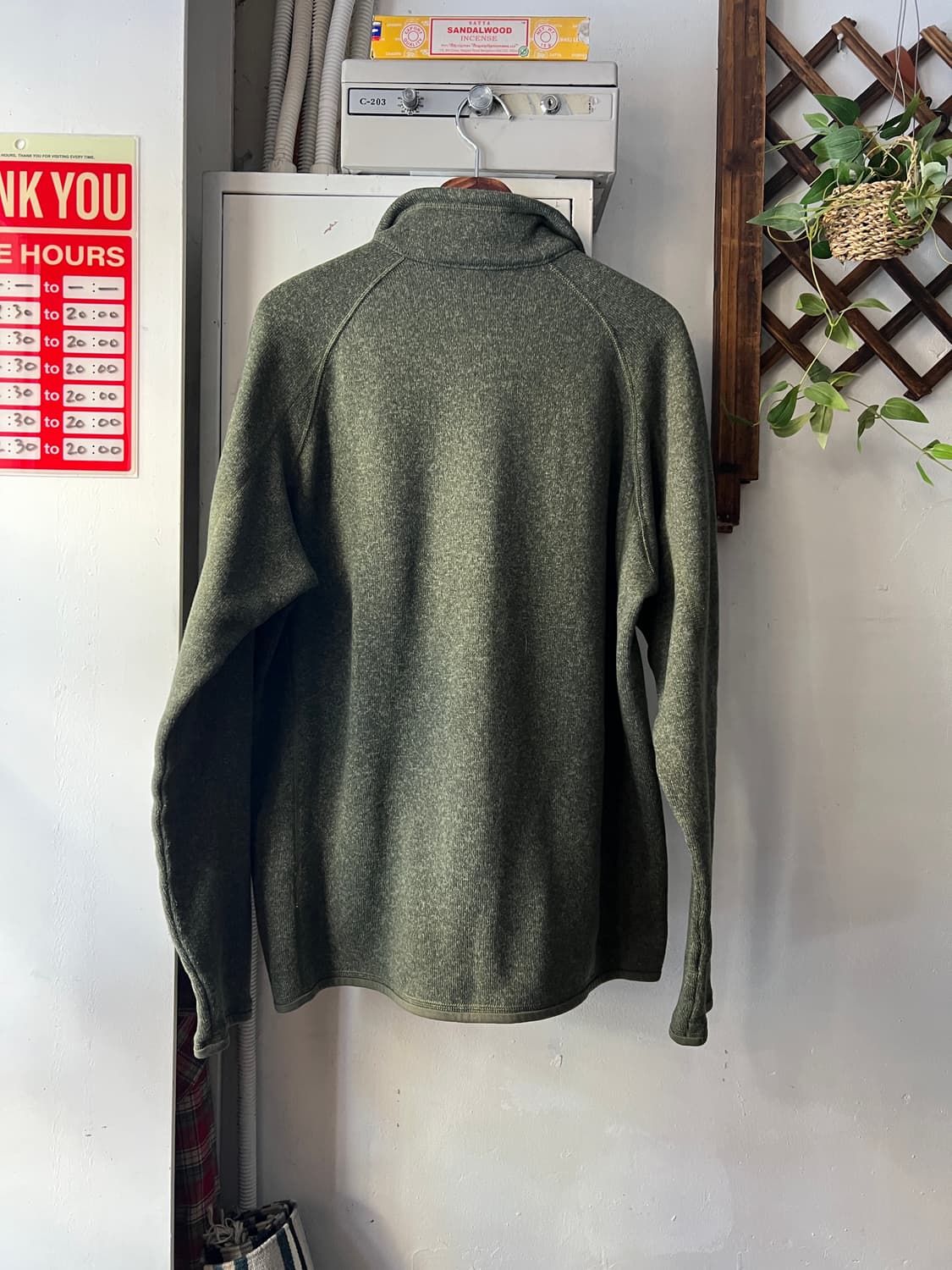 [L]파타고니아 BETTER 카키 하프집업 스웻셔츠 상품이미지7