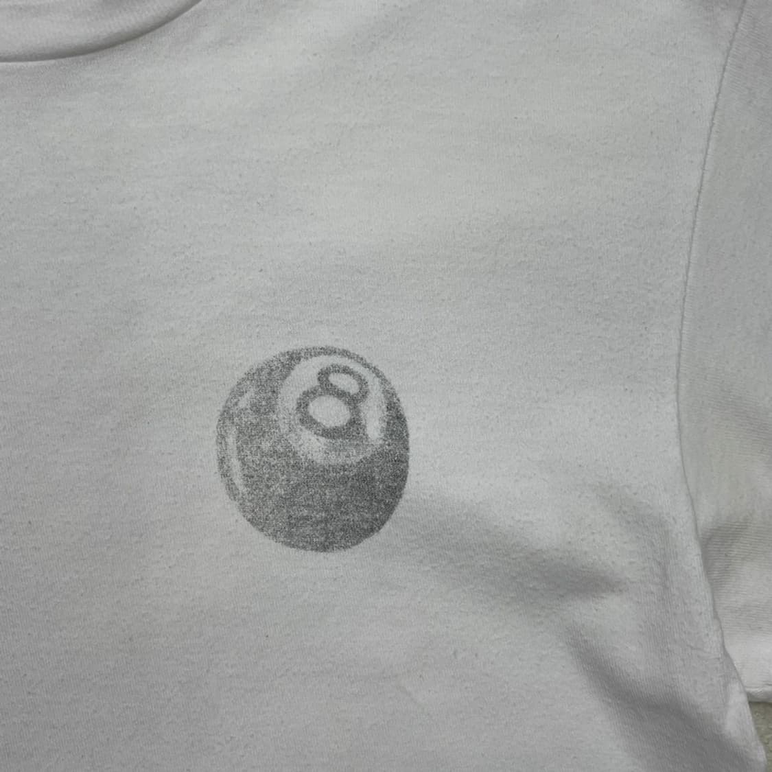 STUSSY 에잇볼 반팔티셔츠 화이트 M 상품이미지2