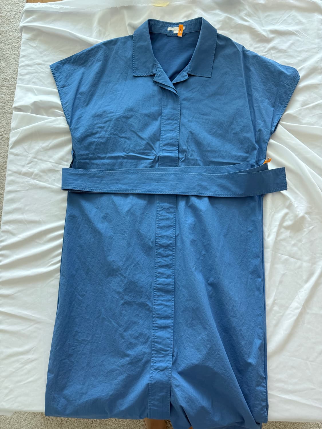 COS 우븐 저지 벨티드 셔츠 원피스 상품이미지8