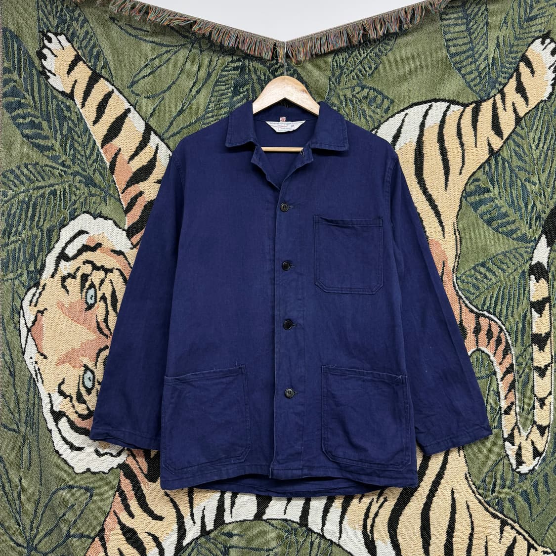 70s 빈티지 프렌치 워크 자켓 (M)   상품이미지2