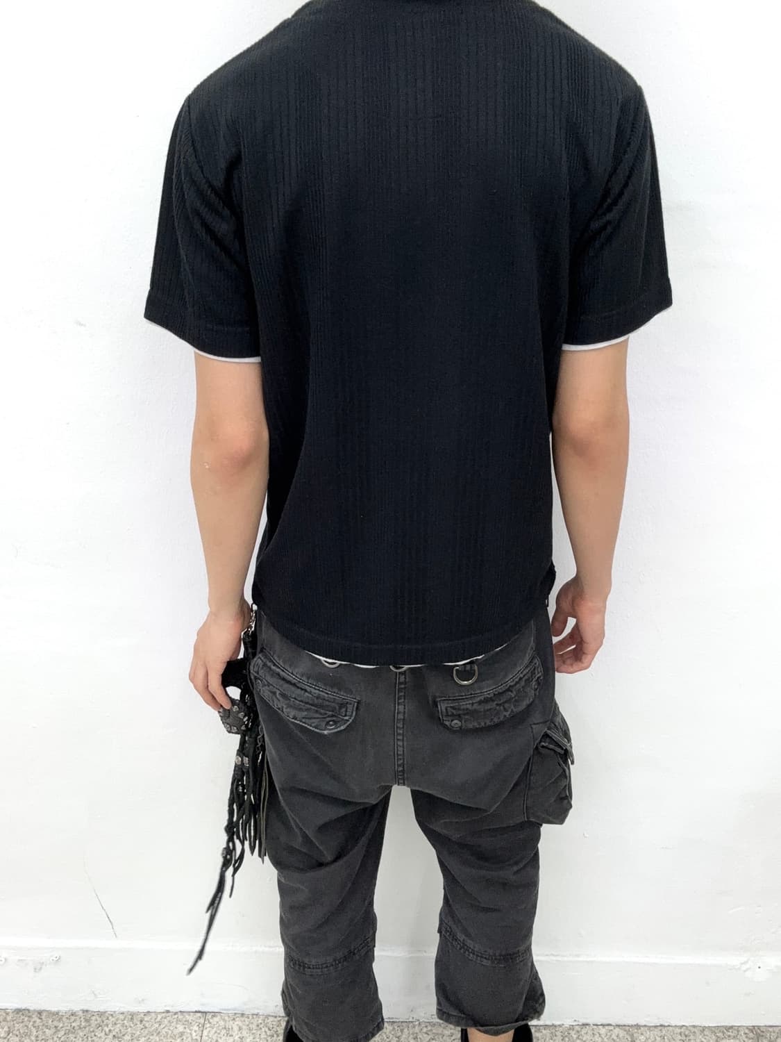 Lace up detail top   상품이미지3