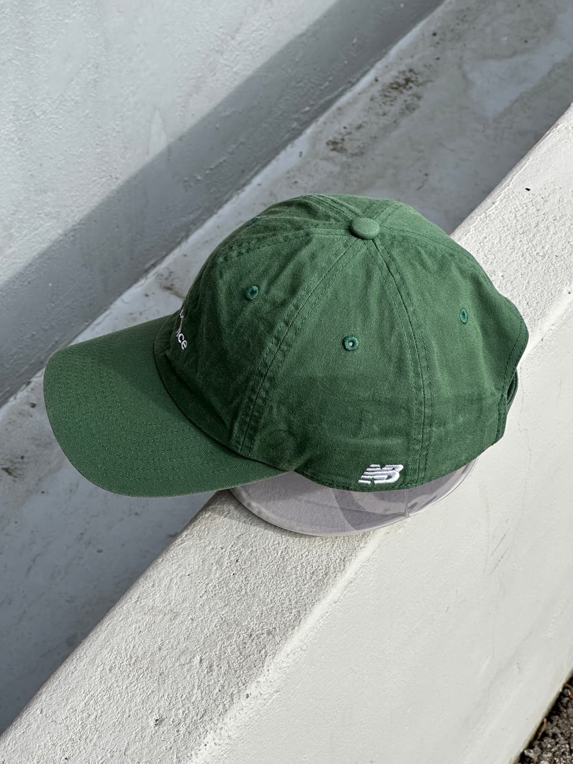 [F] 뉴발란스 로고 그린 볼캡 모자 상품이미지3