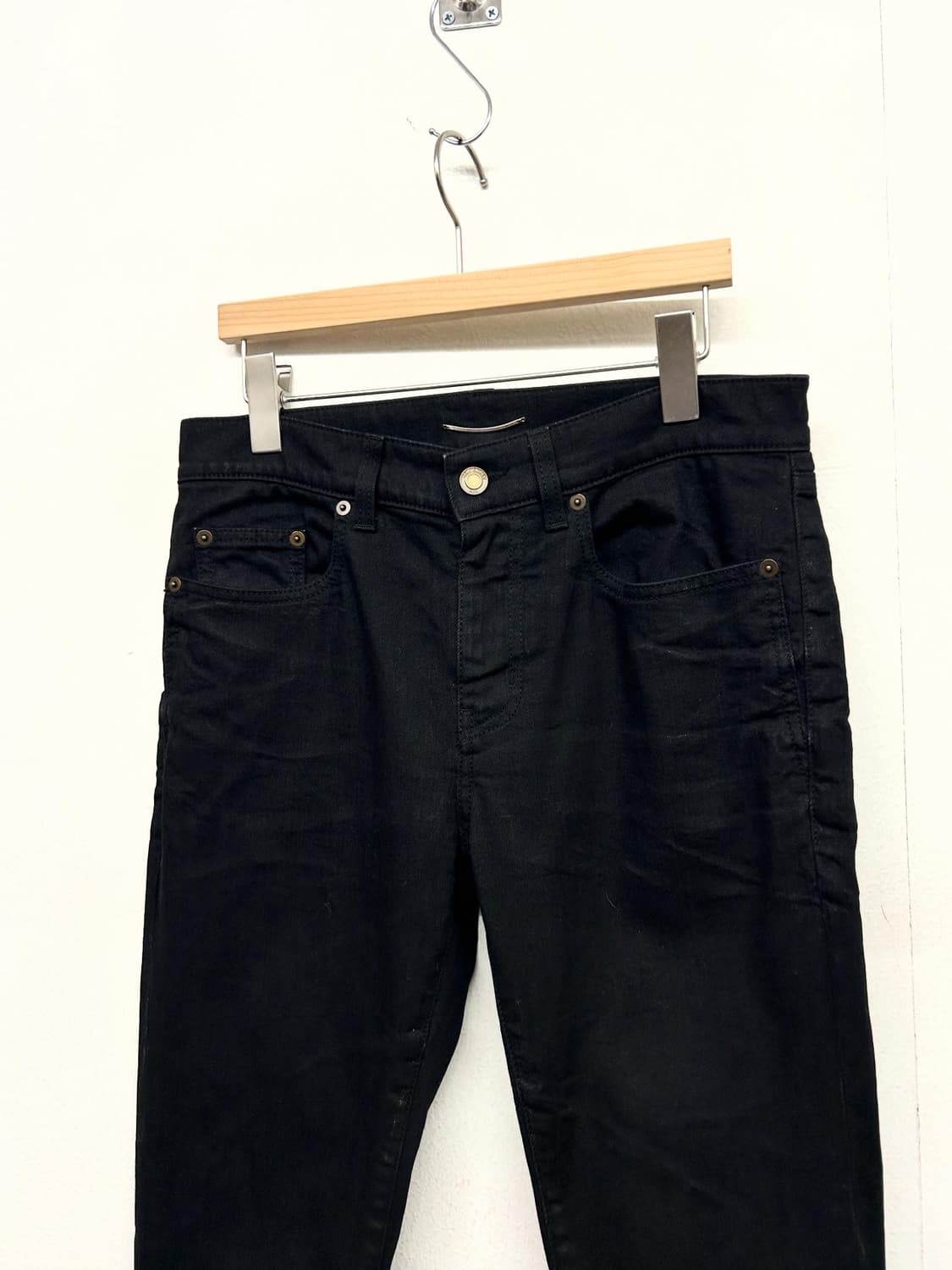 생로랑 블랙 스키니진 팬츠 상품이미지2