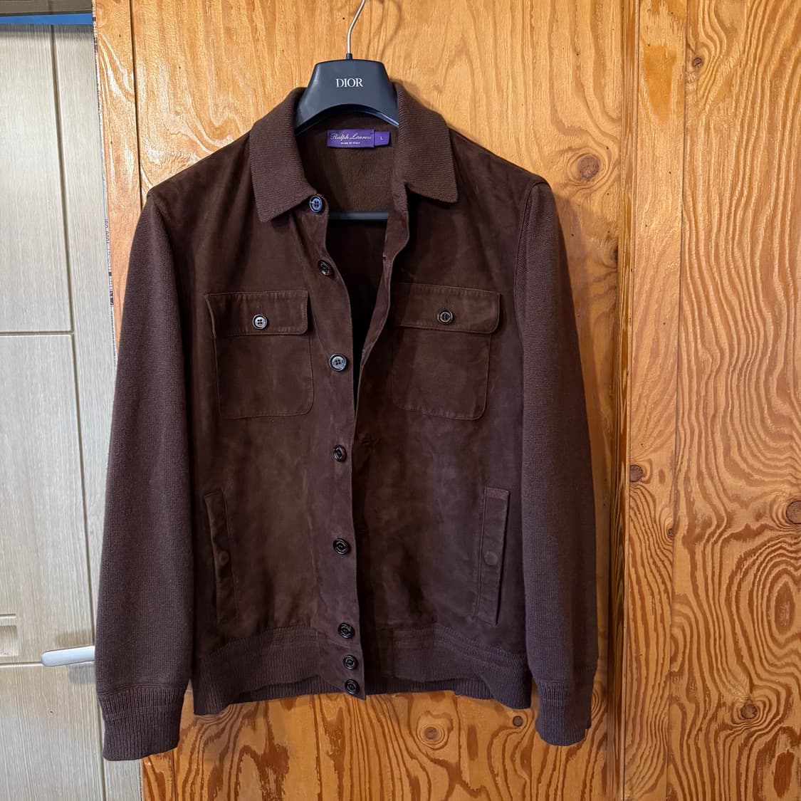 랄프로렌 퍼플라벨 24 F/w 스웨이드 캐시미어 자켓 상품이미지5