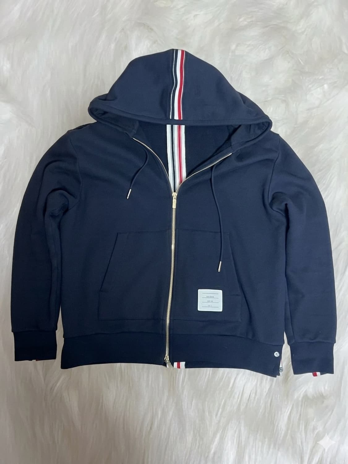 [3] 톰브라운 백삼선 금장 후드집업 새상품급 상품이미지2