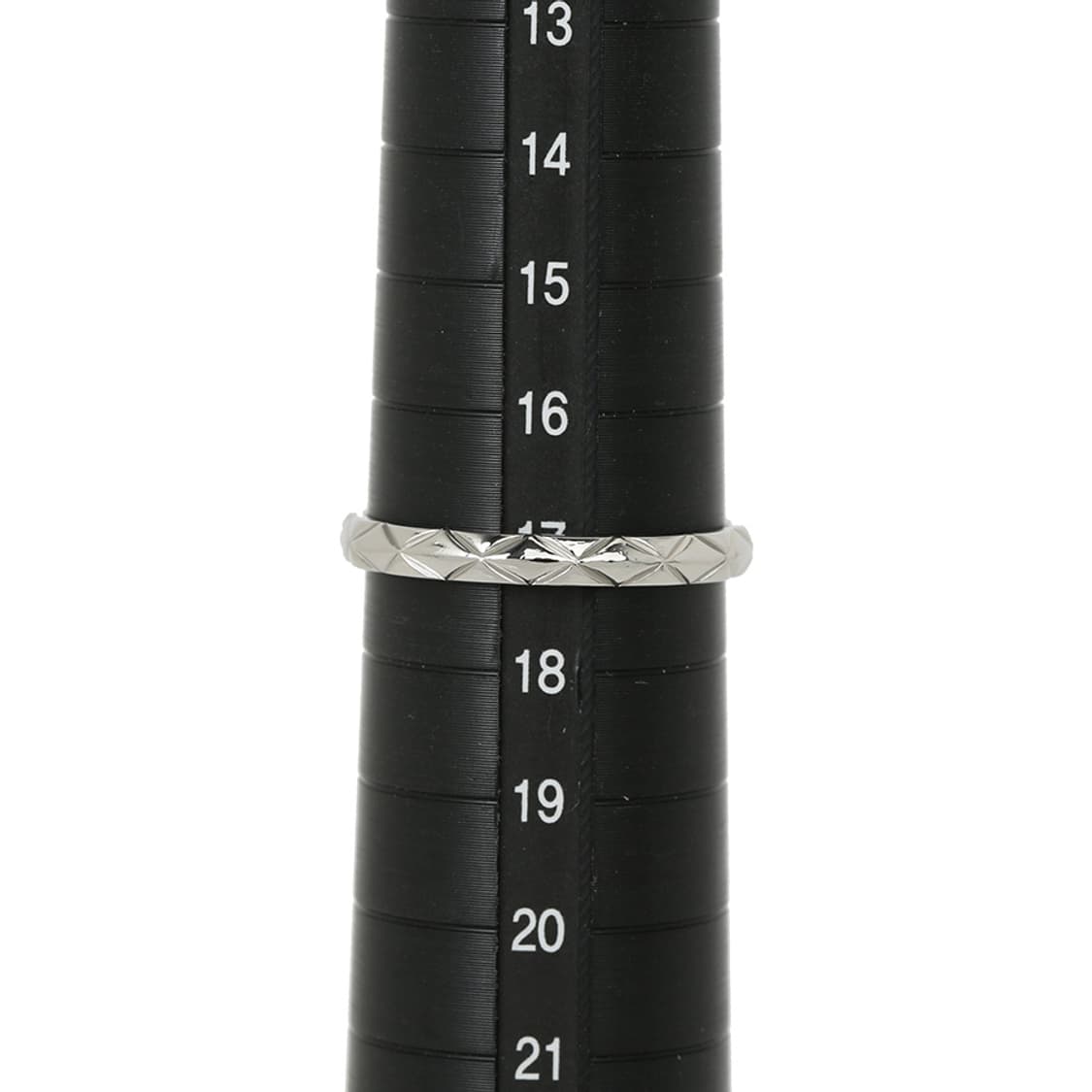 샤넬 마틀라세 코코크러쉬 반지 화이트골드 퀼팅 링 58호 상품이미지4