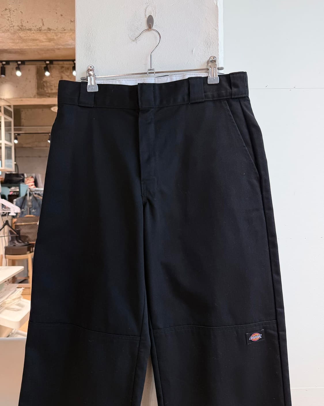 디키즈 블랙 루즈핏 더블 니 워크 팬츠  상품이미지3