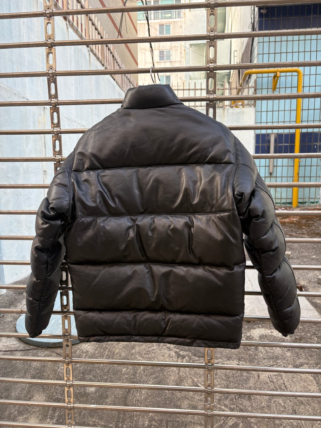 90‘s Hope 레더패딩자켓 made in u.s.a 상품이미지2