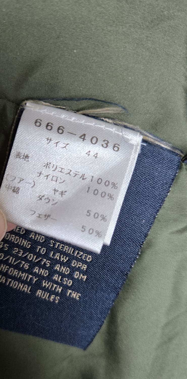 빈티지 이태리 메이드 다운퍼자켓 상품이미지6