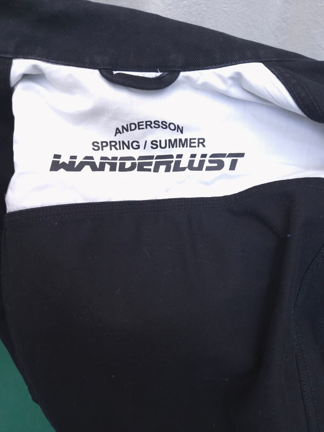 앤더슨벨 블랙 데님 트러커 자켓 M 상품이미지3