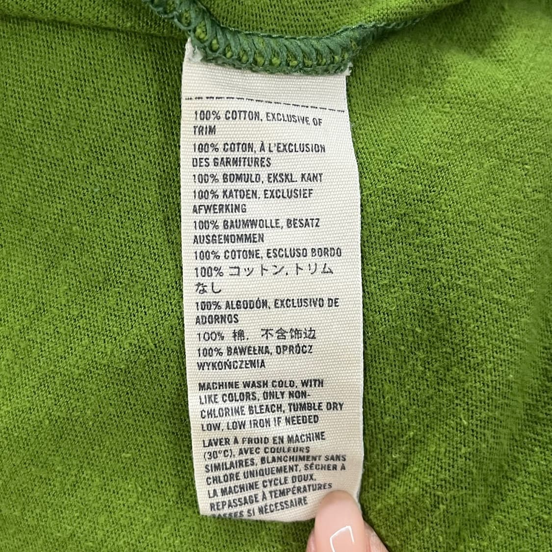 아베크롬비 그린 말차 빅로고 반팔 티 상품이미지6