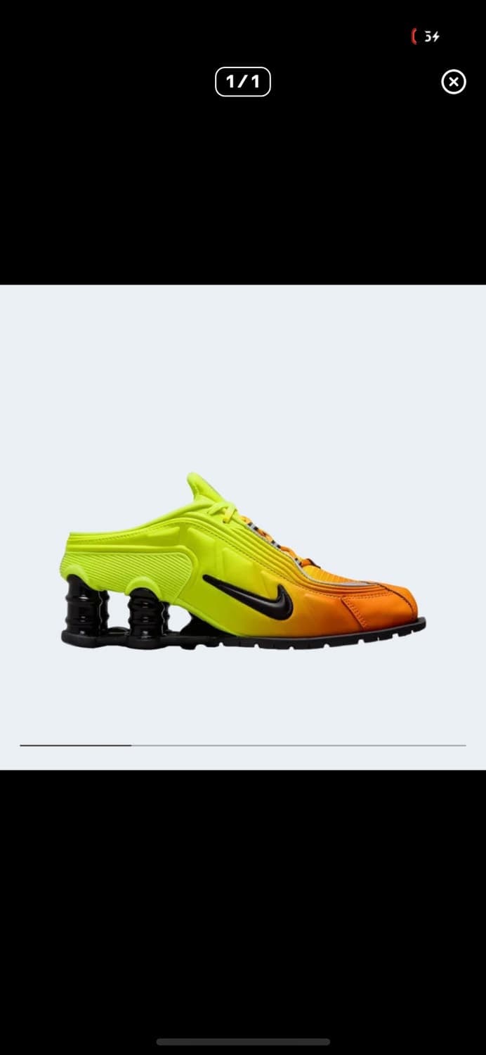 나이키 x 마틴 로즈 샥스 MR4 세이프티 오렌지 상품이미지1