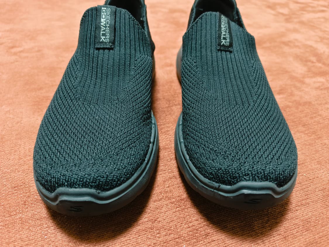 스케쳐스 고워크6 슬립온 워킹화 블랙  상품이미지4