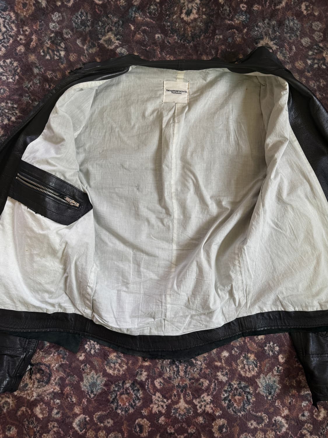 15AW 더 솔로이스트 러프아웃 레더자켓 48 상품이미지3